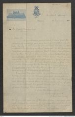 Nachlass Franz Steindachner, Brief von James Douglas Ogilby an Franz Steindachner (09.12.1903), Inv.Nr. 372.02, Seite 1